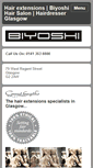 Mobile Screenshot of biyoshi.co.uk